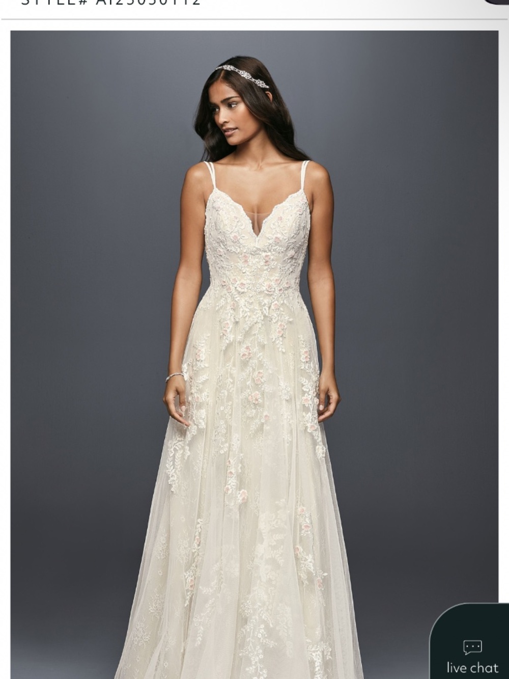NWT Melissa Sweet wedding dress style 25050112 - Picture 7 of 8